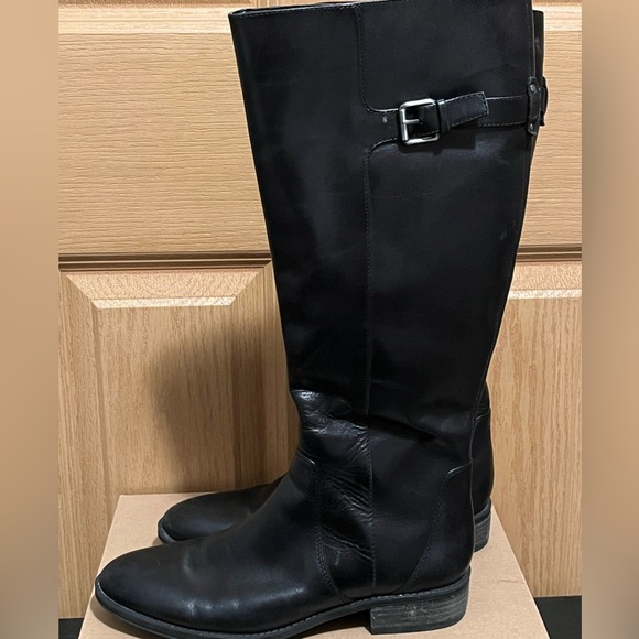 Sam Edelman Patton 2 Riding Boots Black Leather
Side Zip Buckle - Picture 7 of 15